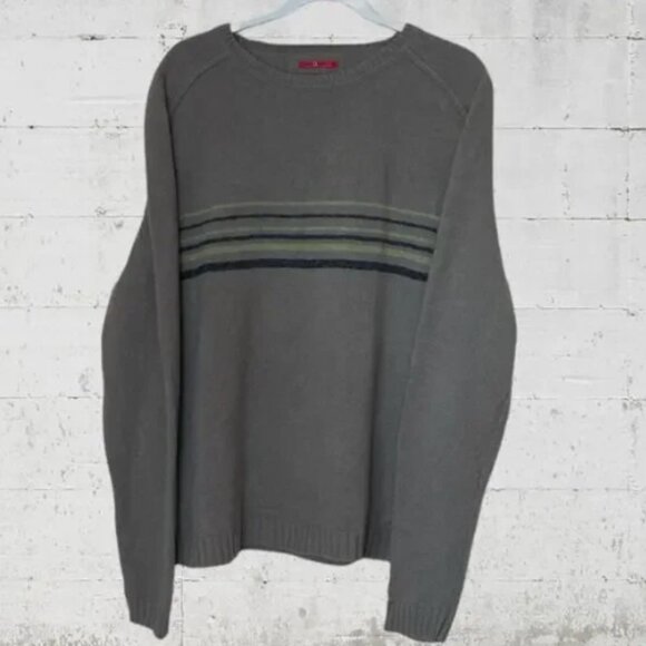 White Stuff Men's Crewneck 100% Lambswool Sweater Size XL Academia Neutral - Picture 2 of 9